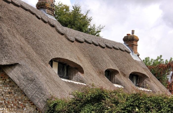 Thatched roofs thatching follow