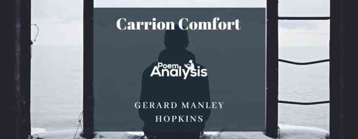 Gerard manley hopkins carrion comfort