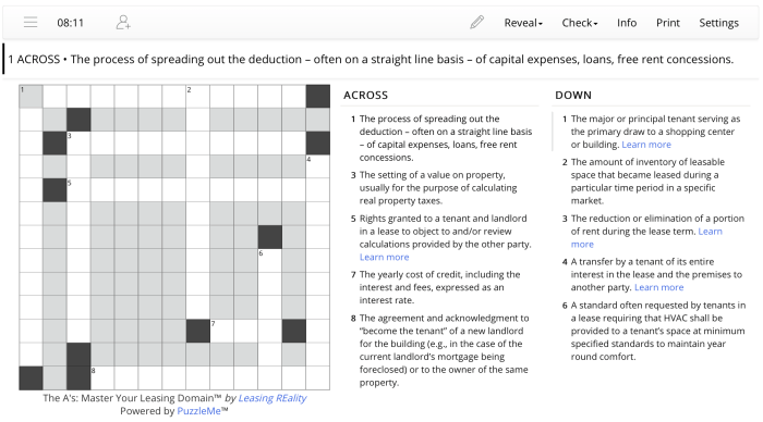 Cost of a commercial crossword