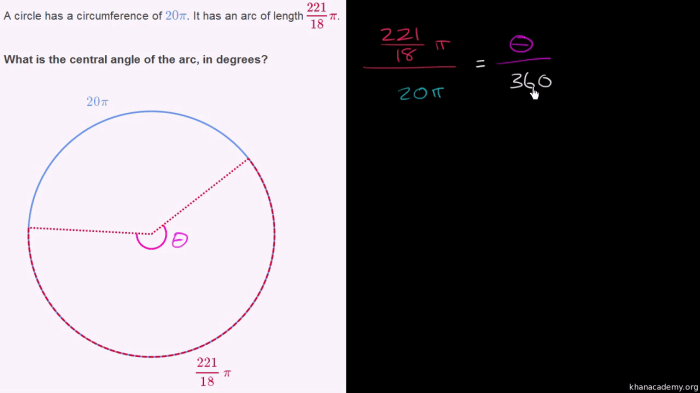 Arcs semicircles and central angles worksheet answers