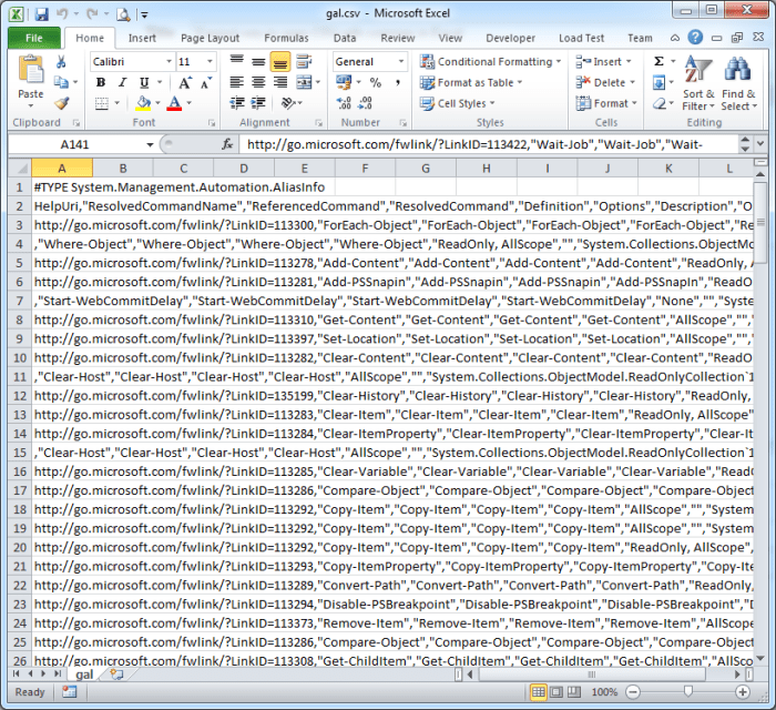 Import the comma delimited file accessories.csv